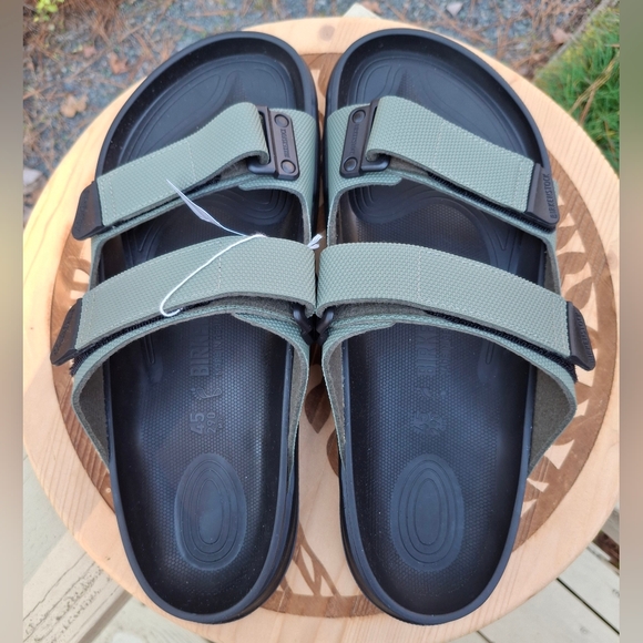 Birkenstock Atacama Men's Birko-Flor Sandals NIB In Color Futura Kakhi Size 12 - Picture 8 of 13